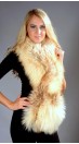 Fox Fur Scarf - Arctic Fire Fox